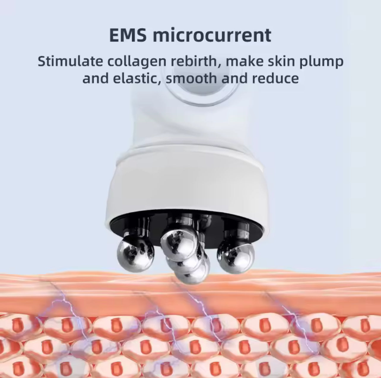 EMS/RF Face Roller Massager